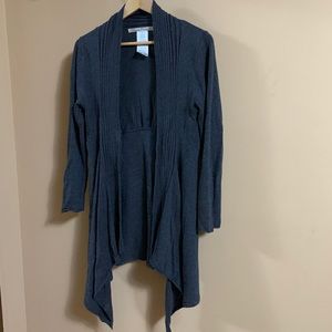 Max Studio waterfall cardigan sweater